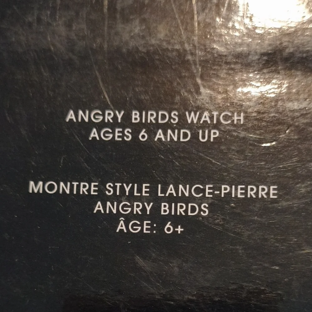 Angry Birds Watch. Ages 6 and Up